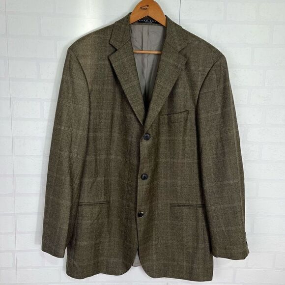 Hugo Boss X Loro Piana Mens blazer size 40 R 100 Virgin Wool Made in USA - Picture 1 of 16